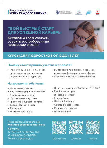 Синергия. Проект Успех каждого ребёнка.